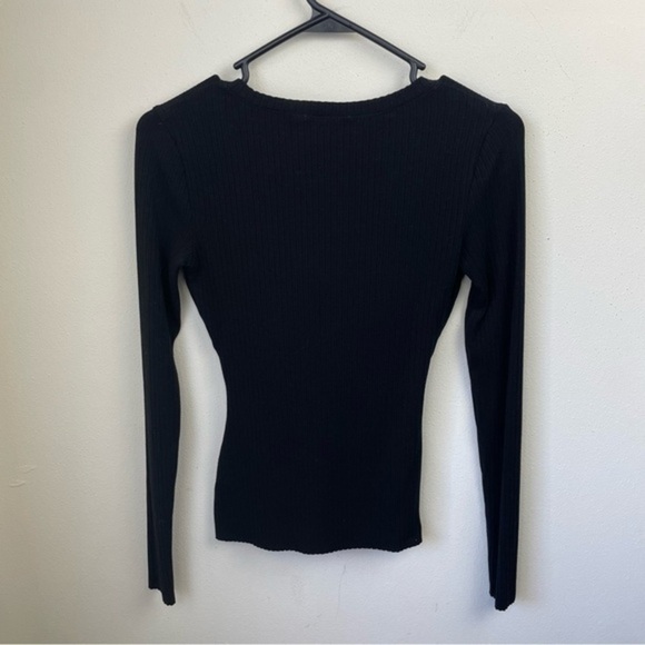Bailey 44 Petula Twist-Front Rib-Knit Top - Picture 4 of 6